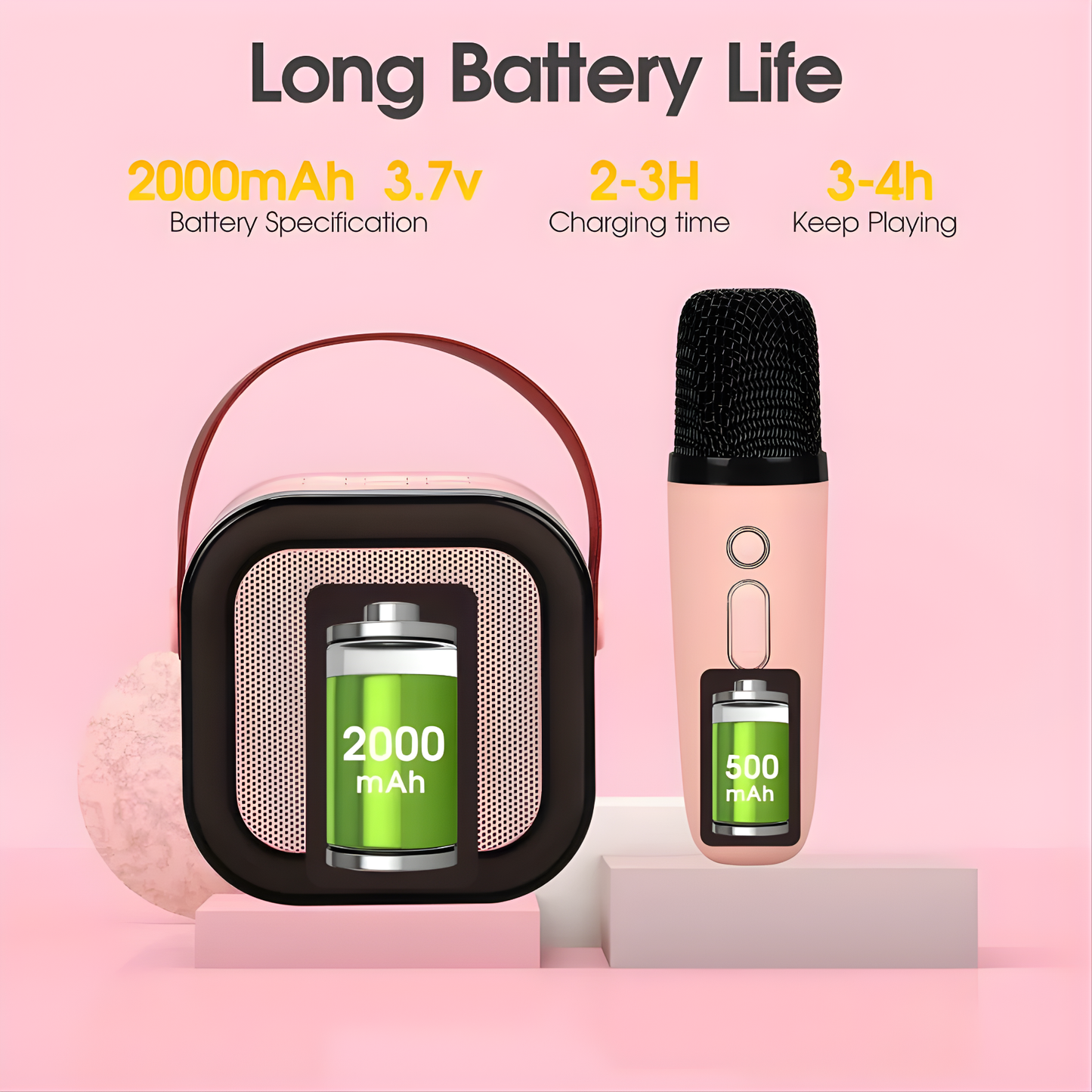 Zestaw Karaoke Bluetooth z RGB™